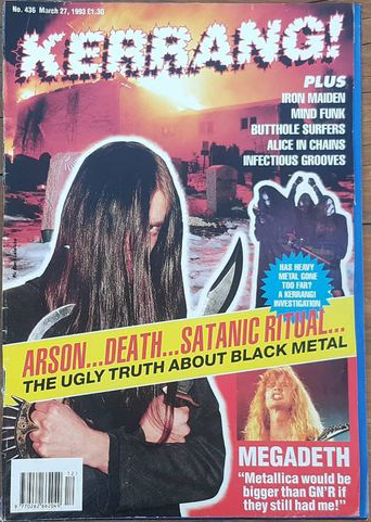 Kerrang! magazine cover (1993)