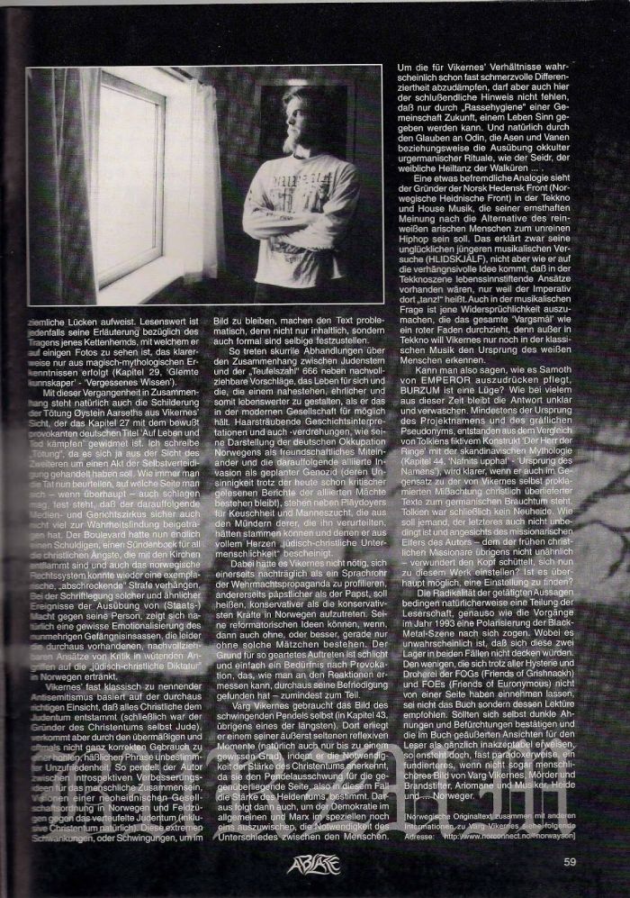 Ablaze Zeitschrift (1996)