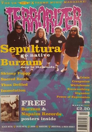 Terrorizer Magazine #28, March 1996