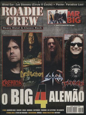 Roadie Crew copertina rivista (2011)